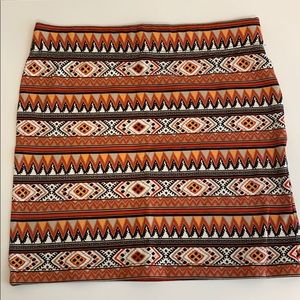 Bundle and save! Tribal print mini skirt